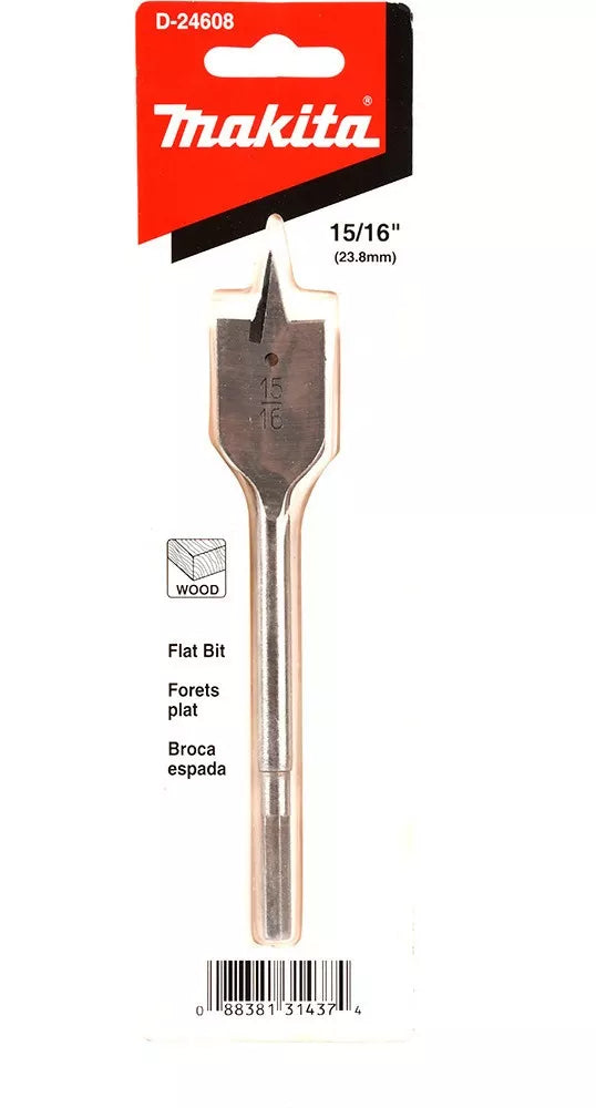 Broca Plana 15/16" X 6" Makita D-24608