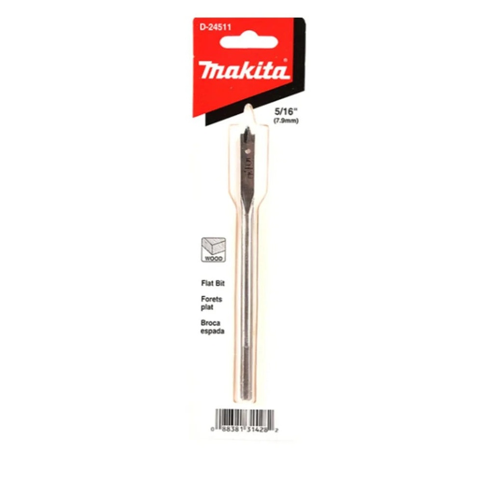 Broca Plana Para Madera 5/16" X 6" Makita D-24511