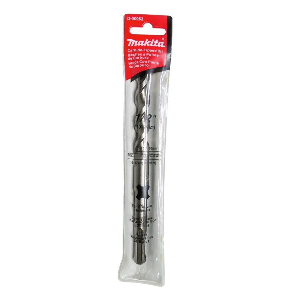 Broca Sds-Plus 1/2" X 6-1/4" (1 PZA) Makita D-00963