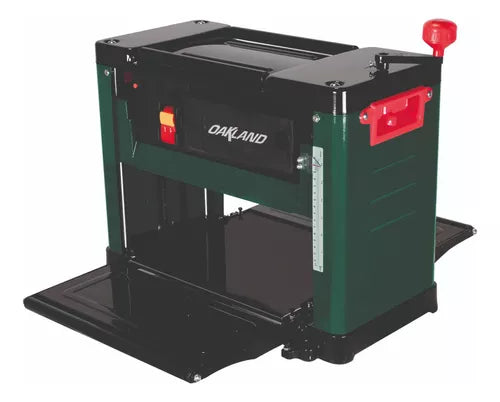 Cepillo De Banco Para Madera Portatil 2hp 13 Oakland Cb1302 Color Verde oscuro