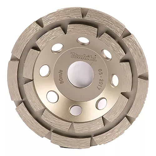 Copa Diamante 4-1/2 X 7/8 Desbaste Concreto Makita D62315 Color Gris
