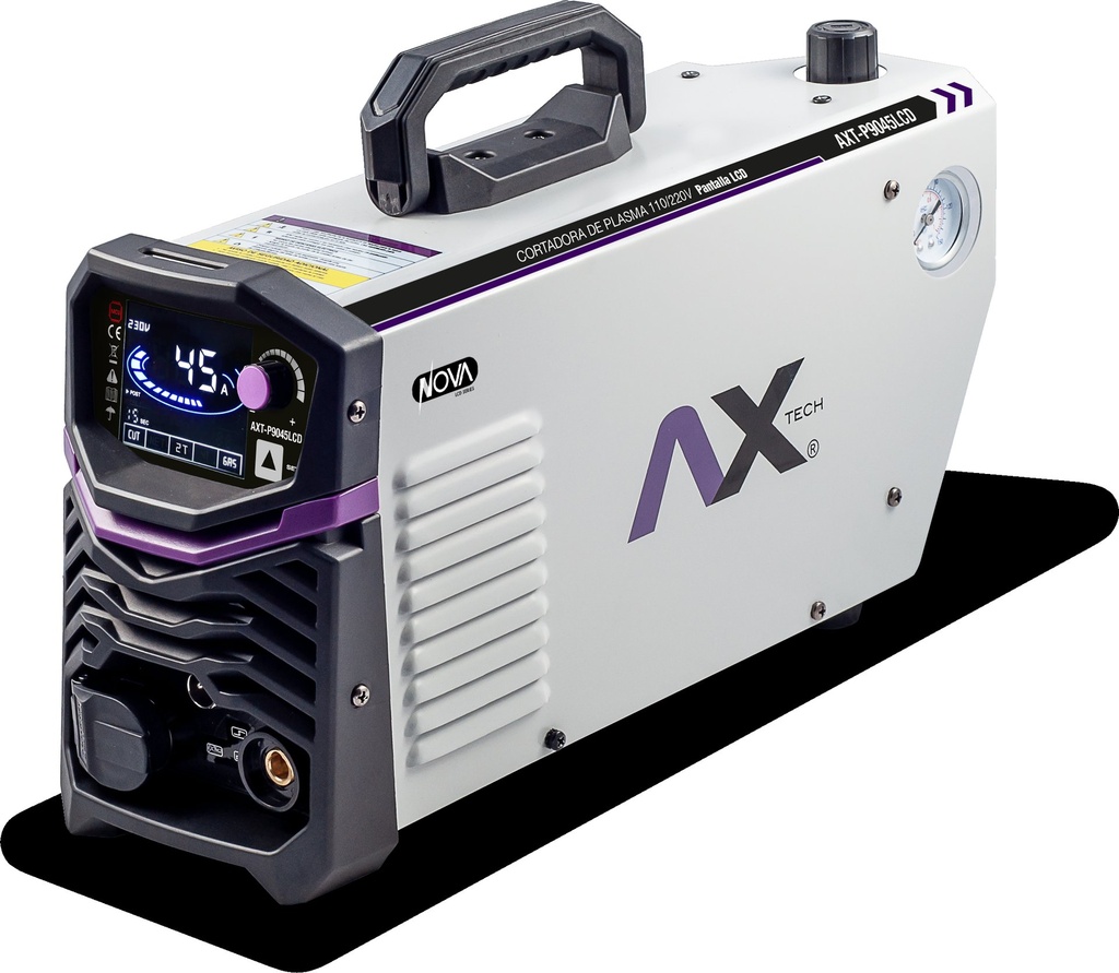 Cortadora De Plasma 110/220 Pantalla LCD 110V/30A - 220V/45A Ax tech AXT-P9045LCD