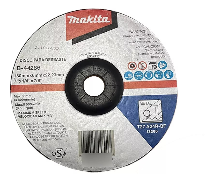 Disco Abrasivo Desbaste 7" Makita B-44286