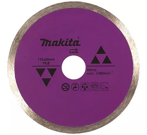 Disco Diamante Rin Continuo 4 3/8 P/azulejo Makita D-44258
