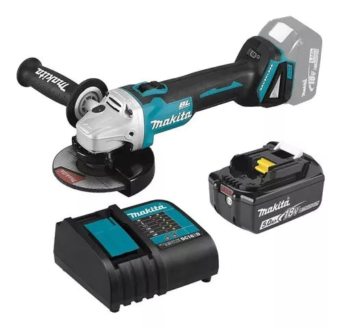 ESMERILADORA ANGULAR INALAMBRICA 115mm (4-1/2") DGA456, incluye DC18SD + BL1850B (x1)