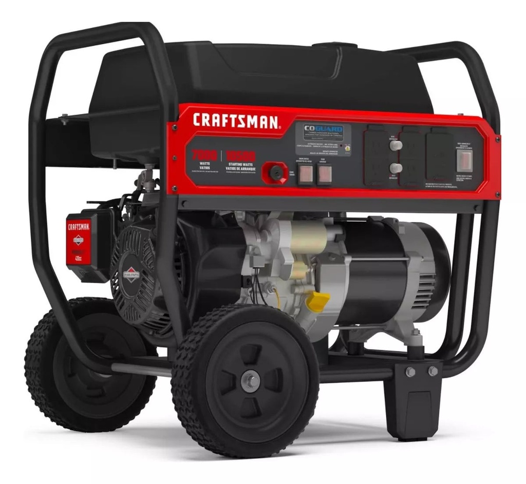 Generador Craftsman 10,500-7000 Watts Motor Briggs Stratton