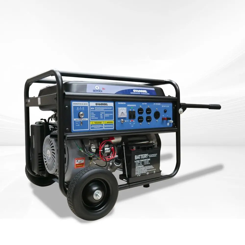 Generador De Luz 5500w C/Motor Gasolina 13HP Bergën GV6000EL
