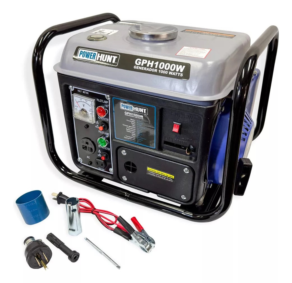 Generador Portátil Power Hunt 1000w Monofásico A Gasolina GPH1000W