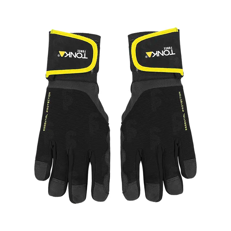 Guante De Cuero Anti-Vibración Con Acolchado EVA GEL Tonka TKA-GCIV4002