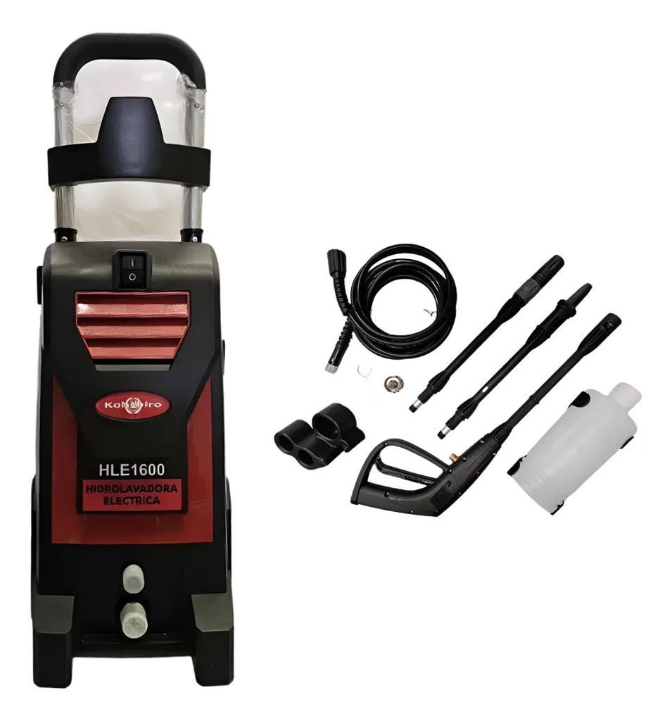 Hidrolavadora Eléctrica 1600W 1900PSI 127V Kohshiro HLE1600