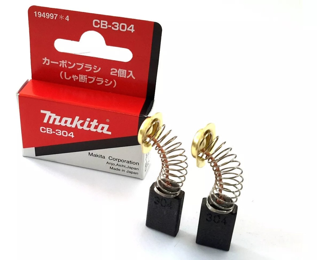 Juego Carbones Cb-304 P/martillo Hm1100 Makita 194997-4