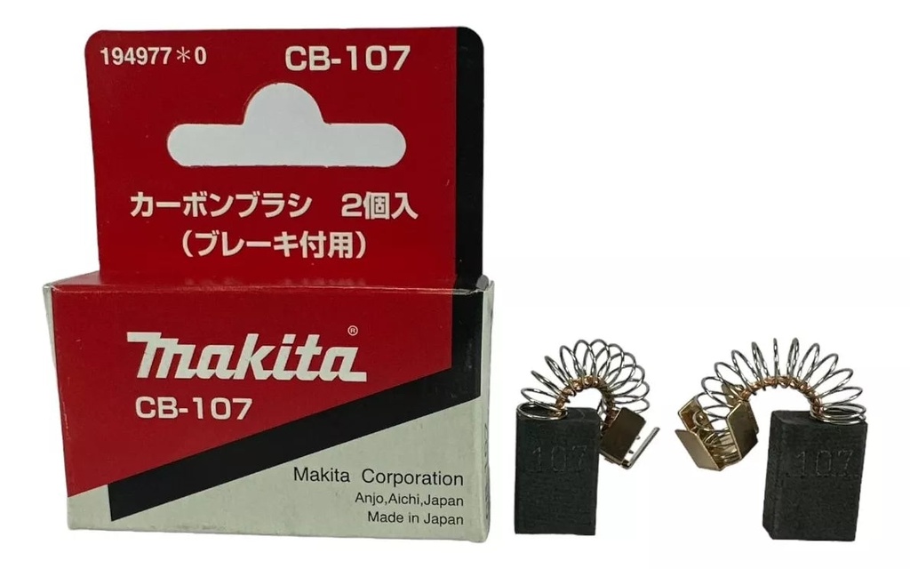 Juego De Carbones CB-107 P/3606 (ANTES 191904-8) Makita 194977-0