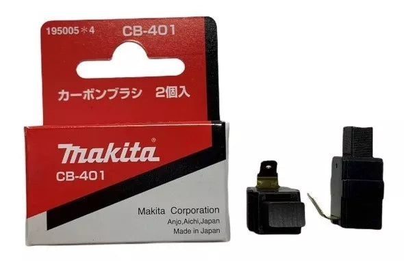 Juego De Carbones CB-401 110V P/6302H (ANTES 191910-3) Makita 195005-4
