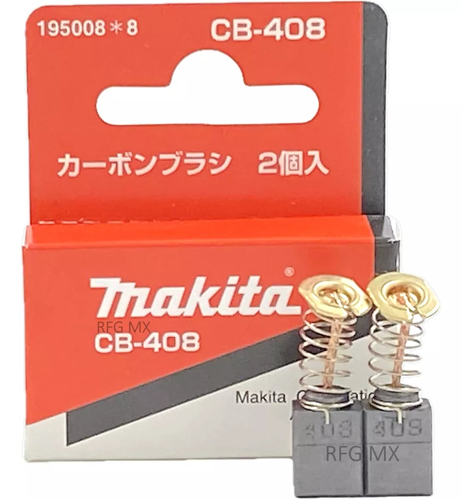 Juego De Carbones CB-408 P/TD0101,M1902 Makita 195008-8