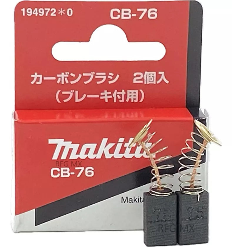 Juego De Carbones CB-76 P/1900B (ANTES 191947-0) Makita 194972-0