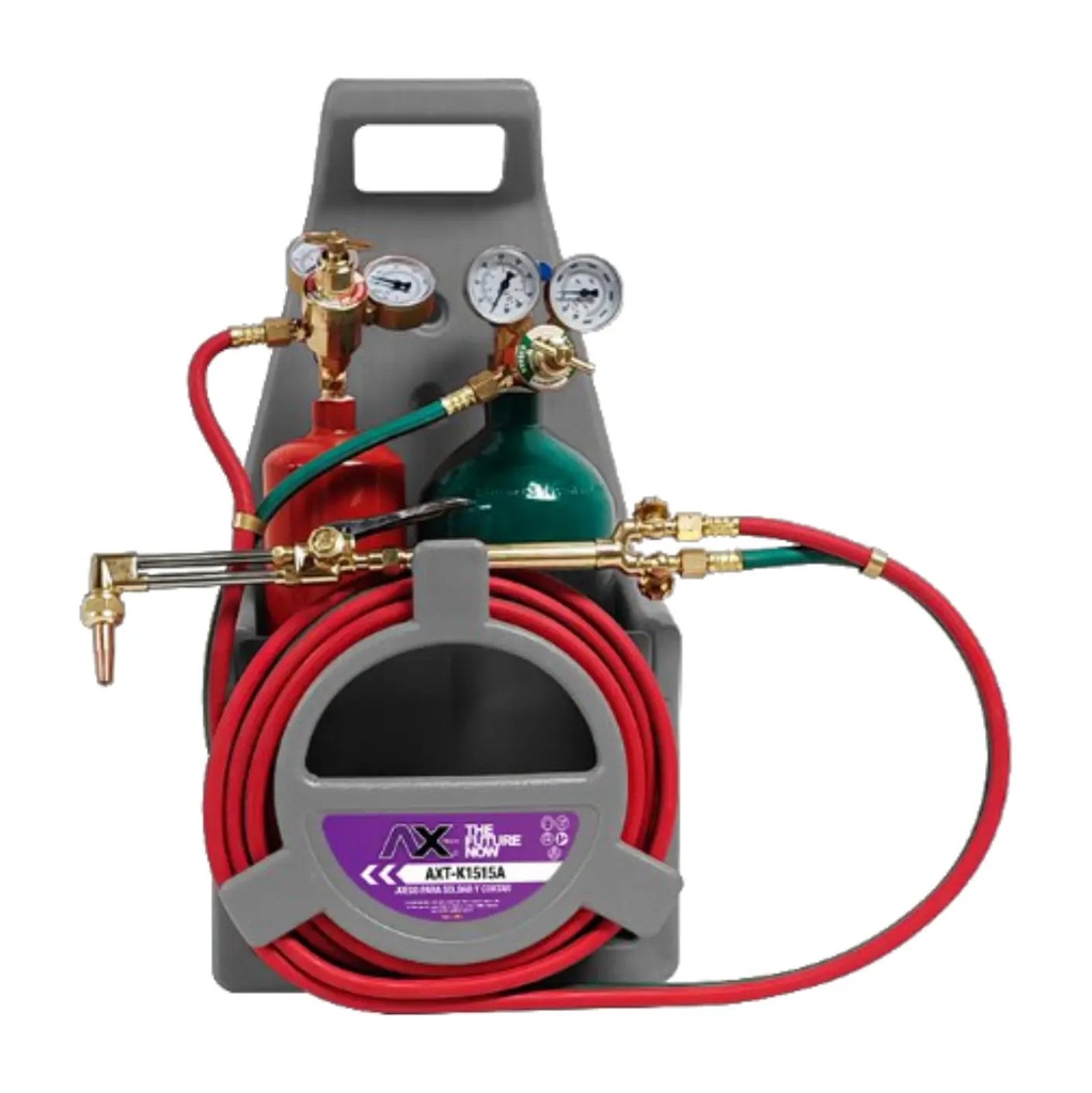[AXT-K1515A] Kit De Corte Y Soldadura Portátil Tipo Victor Con Cilindros De Oxigeno Y Acetileno AXT-K1515A