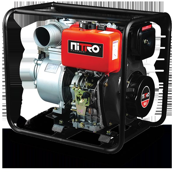 MOTOBOMBA DIESEL 4x4", 9HP