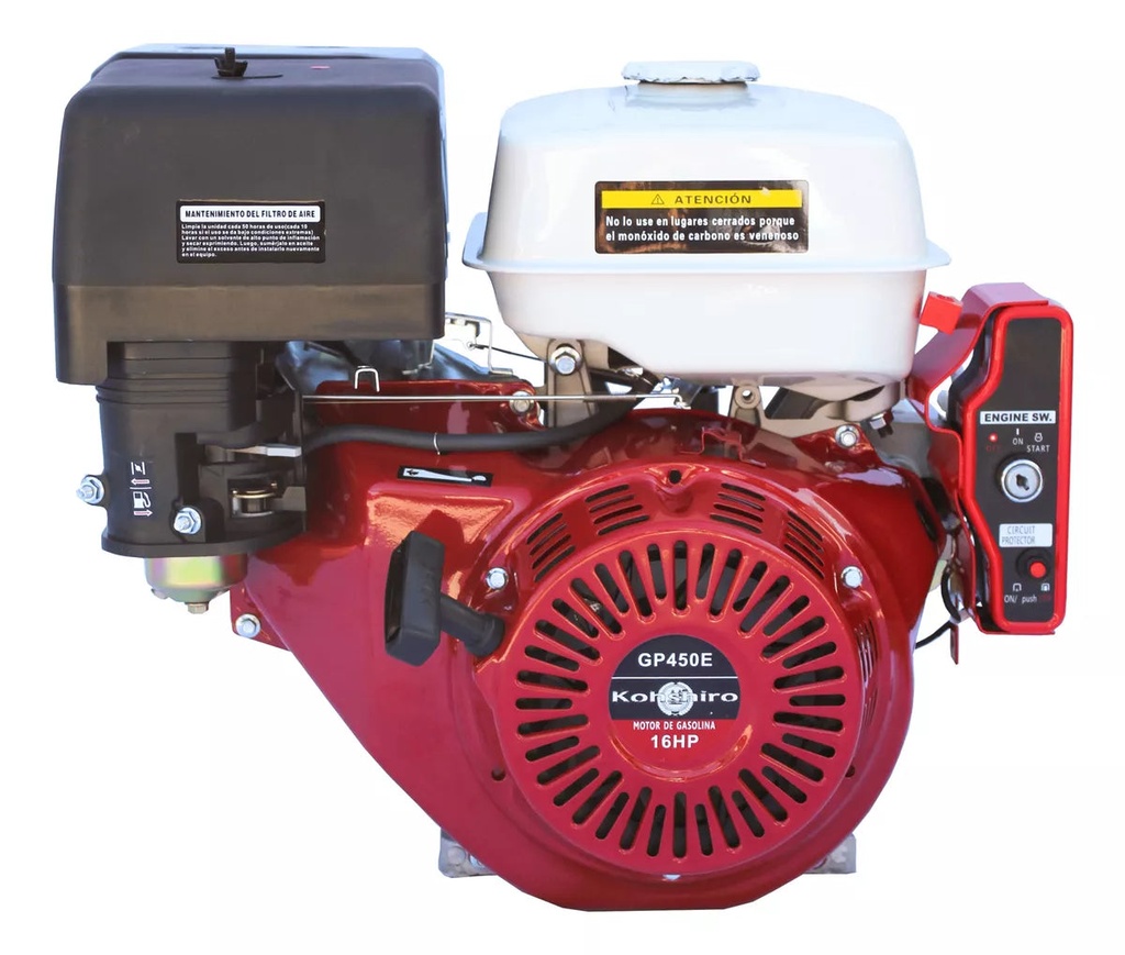 Motor A Gasolina Con Marcha 16hp Universal Uso Kohshiro GP450E