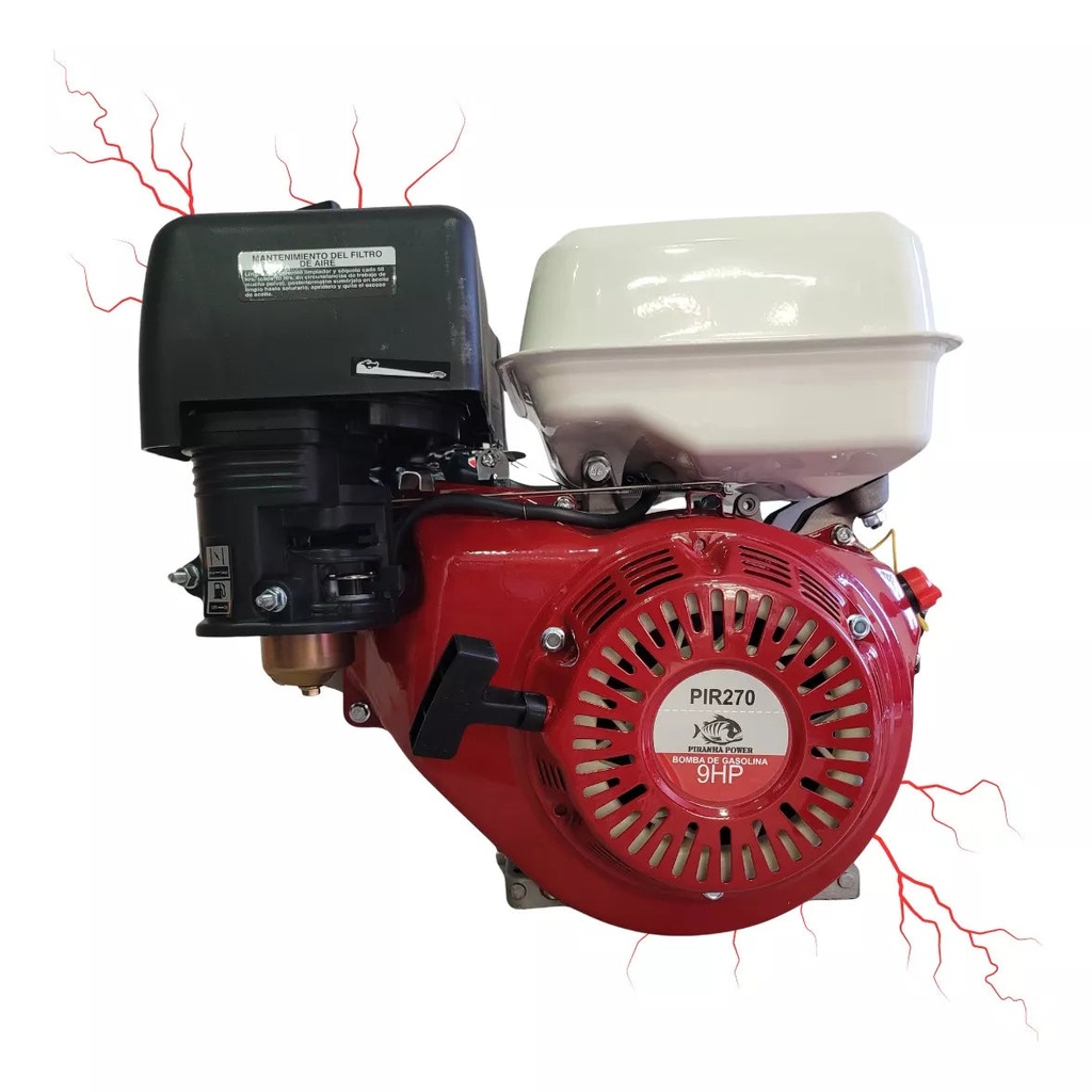 Motor A Gasolina Piranha Power 9 HP Uso Gen PIR270