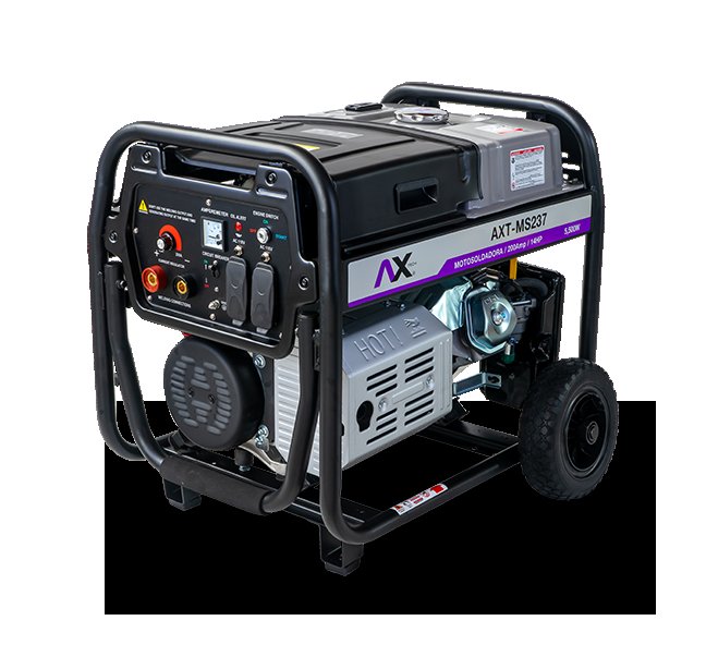 Motosoldadora A Gasolina Ax Tech 200a 14hp 5,500w Ax tech Axt-ms237