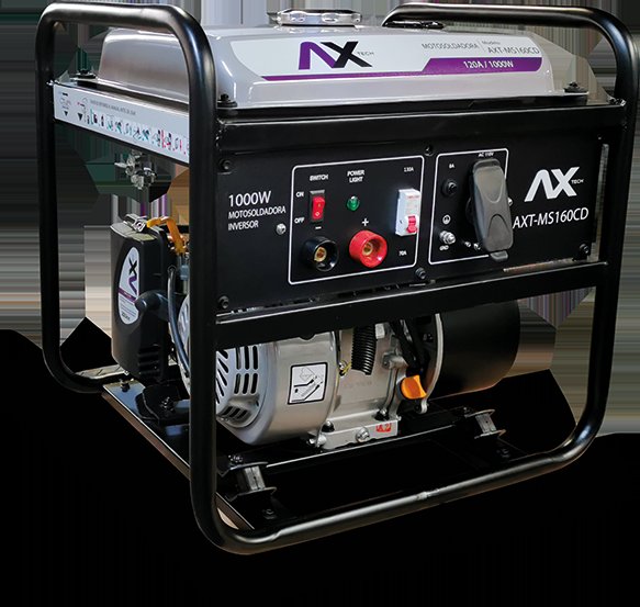 Motosoldadora Gasolina 1000w Corriente Directa Ax Tech Axt-ms160cd