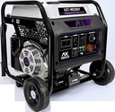 Motosoldadora a gasolina inverter, 260 A, 110 V, 60 Hz, 14 HP, 1800 W, con marcha y batería AxTech AXT-MS260Y