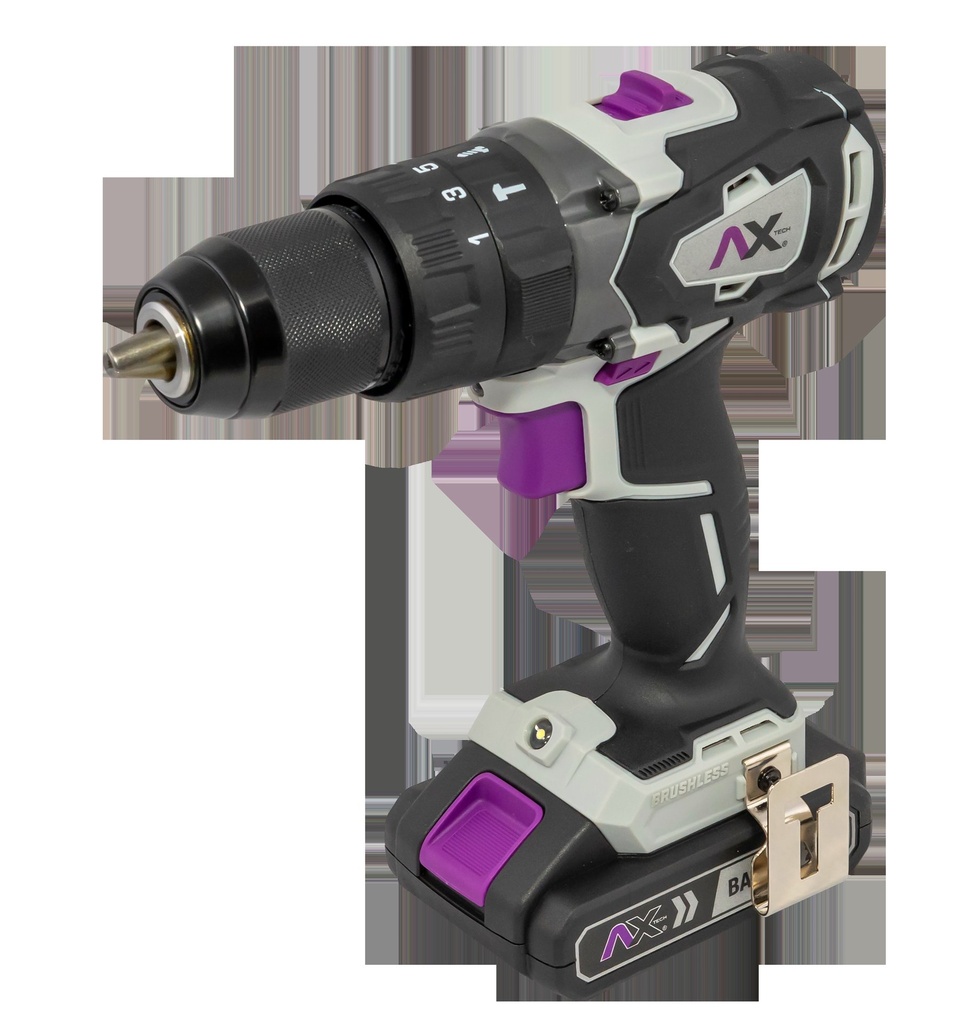 Rotomartillo 1/2" Batería 20V, 2Ah CON Maletín Ax Tech AXT-TRB2055