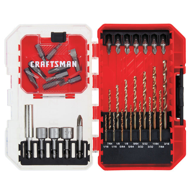Set 35 Brocas Craftsman De Destornillador Taladro - Nuevo CMAF35SET