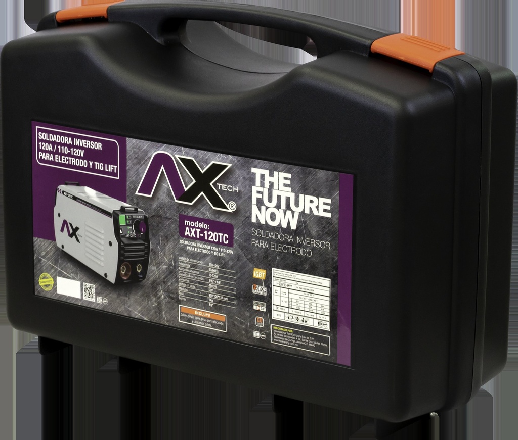 Soldadora Inversor Gris 110v-120v 120A, Ax Tech AXT-120TC
