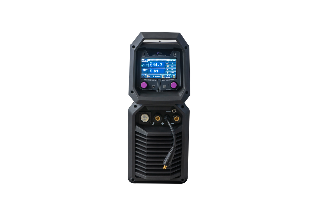 Soldadora Inversor MIG/MAG, ELEC Y TIG LIFT 250A, 220V-1PH, Pantalla LCD, 5- 15KGS Ax Tech AXT-SUPERMIG255LCD