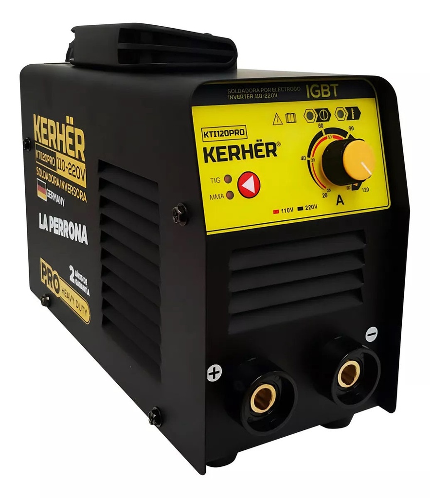 Soldadora Inversor MMA 120A 110/220v KERHËR KTI120PRO