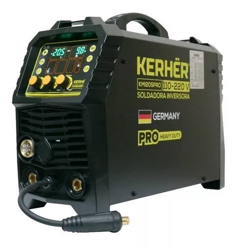 Soldadora Inversor Multiprocesos MIG/MMA/TIG 200 Amp KERHËR KMI205PRO