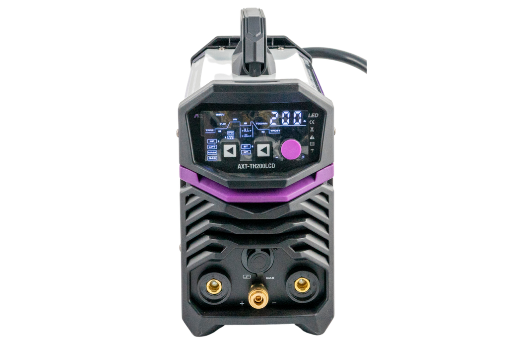 Soldadora Inversor TIG HF Y Electrodo, Bi Voltaje, 200A, Con Pantalla Led Ax Tech AXT-TH200LCD