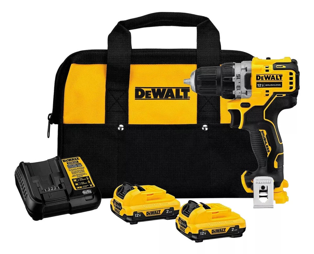 Taladro Atornillador de 3/8" (10mm) Dewalt Xtreme Inalámbrico 12V MAX