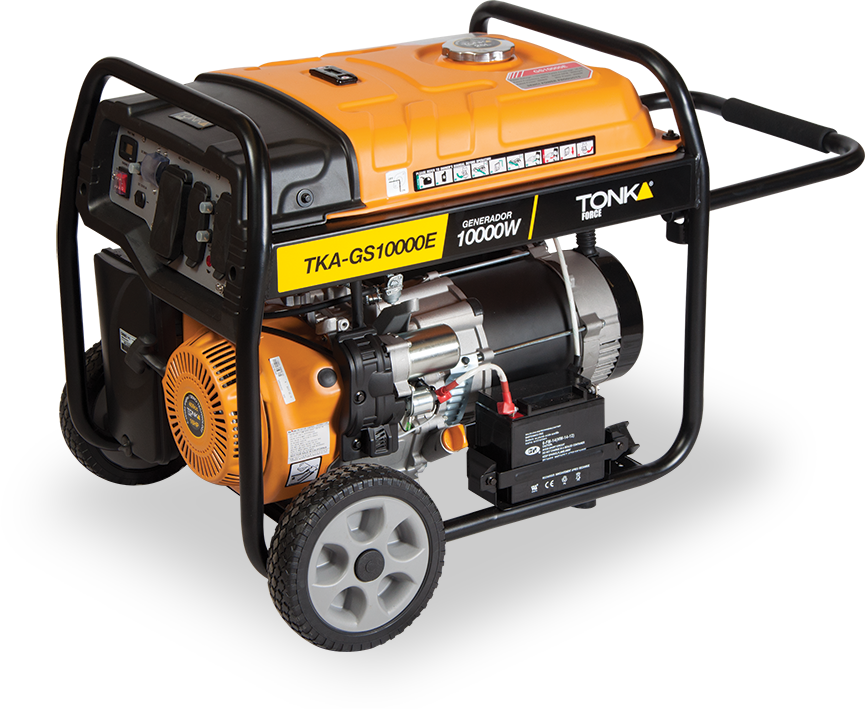 [TKA-GS10000E] Tonka Generador 10,000wtts, 16hp, 120/240v, 60hz, Marcha, Bateria,llantas Y Manibelas