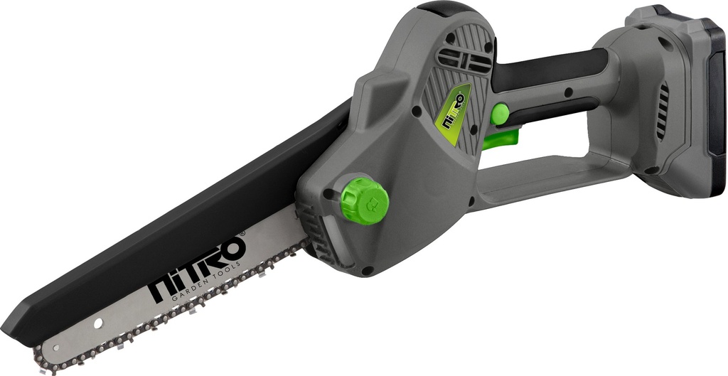 [NIT-MSB101] NIT-MSB101 MOTOSIERRA INALÁMBRICA 420W, BRUSHLESS, BARRA DE 8″, 1 BATERÍA 20V